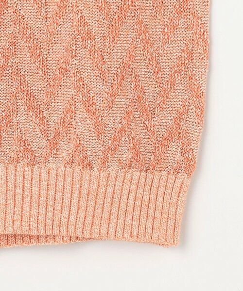 JOSEPH ABBOUD / ジョセフ アブード ニット・セーター | 【キングサイズ・エコ素材和紙使用・日本素材】和紙杢メッシュクルーネック ニット | 詳細12
