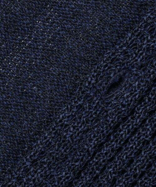 JOSEPH ABBOUD / ジョセフ アブード ベスト | 【エコ素材和紙使用・日本素材】和紙杢メッシュクルーネック ニットジレ | 詳細11