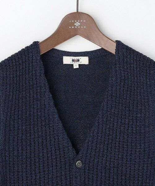 JOSEPH ABBOUD / ジョセフ アブード ベスト | 【エコ素材和紙使用・日本素材】和紙杢メッシュクルーネック ニットジレ | 詳細6
