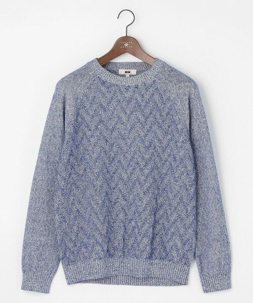 JOSEPH ABBOUD / ジョセフ アブード ニット・セーター | 【エコ素材和紙使用・日本素材】和紙杢メッシュクルーネック ニット | 詳細13