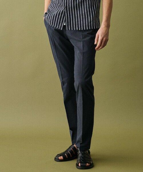 JOSEPH ABBOUD / ジョセフ アブード その他パンツ | 【キングサイズ・ウエストも伸びる!オーガニックコットン使用】ムリネサマー パンツ（ネイビー系）