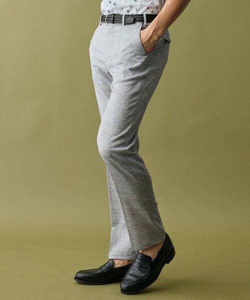 JOSEPH ABBOUD / ジョセフ アブード スラックス・ドレスパンツ | 【ウエストも伸びる!/清涼/軽量/ストレッチ】クールピケストレッチ パンツ | 詳細3