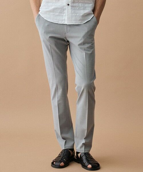 JOSEPH ABBOUD / ジョセフ アブード その他パンツ | 【ウエストも伸びる!・ストレッチ】 キャリーマン2WAYストレッチ パンツ　26SSモデル（ライトグレー系）