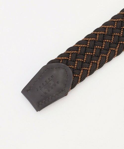 JOSEPH ABBOUD / ジョセフ アブード ベルト・サスペンダー | 【イタリア素材・ストレッチ・日本製】メランジグリッドストレッチ ベルト | 詳細3