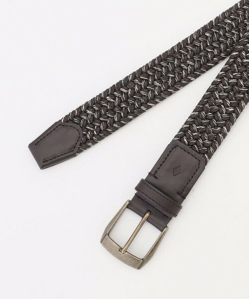 JOSEPH ABBOUD / ジョセフ アブード ベルト・サスペンダー | 【イタリア素材・ストレッチ・日本製】コットンメランジストレッチ ベルト | 詳細1