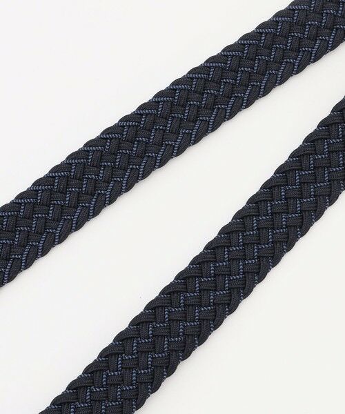 JOSEPH ABBOUD / ジョセフ アブード ベルト・サスペンダー | 【キングサイズ・イタリア素材・ストレッチ・日本製】メランジグリッドストレッチ ベルト | 詳細2