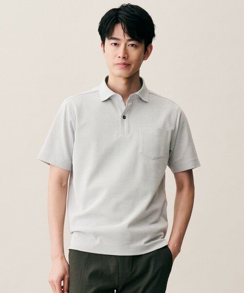 JOSEPH ABBOUD / ジョセフ アブード ポロシャツ | 【キングサイズ・日本素材・オーガニックコットン使用】オーガニックコットンクールビズ ポロ | 詳細6