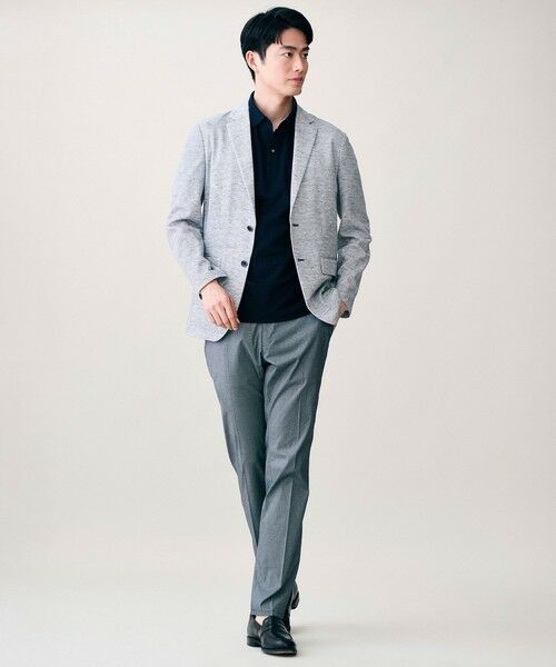 JOSEPH ABBOUD / ジョセフ アブード その他パンツ | 【ウエストも伸びる夏パンツ!/ストレッチ/軽量/Eco撥水/オーガニックコットン使用】マイクロピケストレッチ パンツ | 詳細9