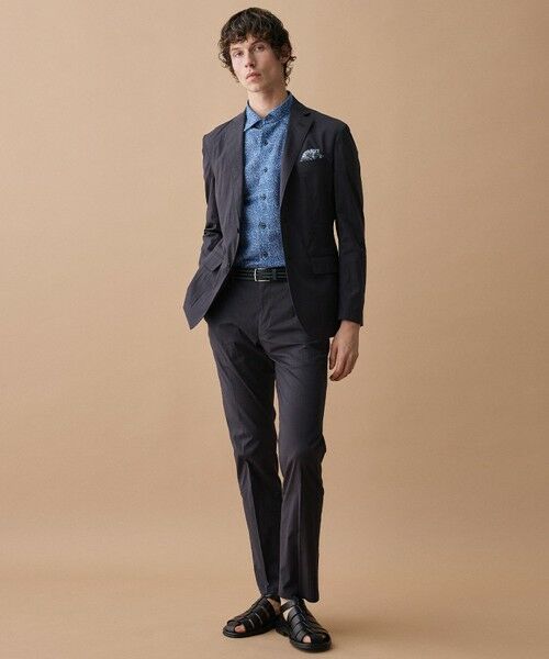 JOSEPH ABBOUD / ジョセフ アブード その他パンツ | 【ウエストも伸びる夏パンツ!/ストレッチ/軽量/Eco撥水/オーガニックコットン使用】マイクロピケストレッチ パンツ | 詳細23
