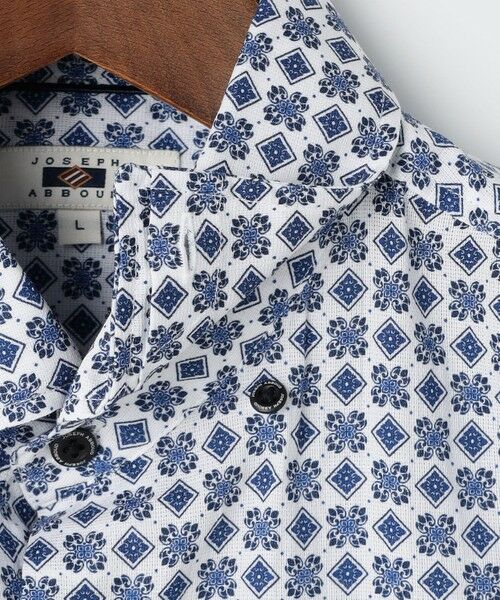 JOSEPH ABBOUD / ジョセフ アブード シャツ・ブラウス | 【キングサイズ・綿100％・JAPANファブリック】パナマボイルプリント 半袖シャツ | 詳細7