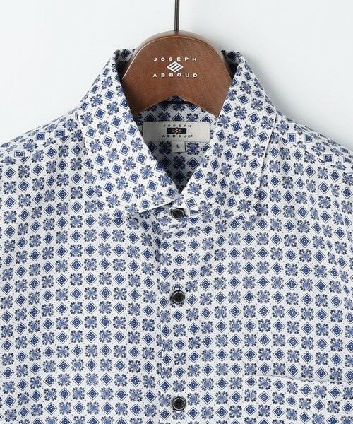 JOSEPH ABBOUD / ジョセフ アブード シャツ・ブラウス | 【キングサイズ・綿100％・JAPANファブリック】パナマボイルプリント 半袖シャツ | 詳細6