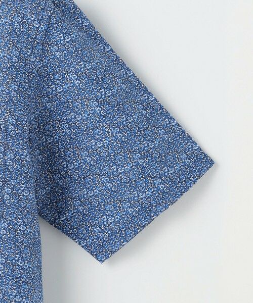 JOSEPH ABBOUD / ジョセフ アブード シャツ・ブラウス | 【清涼・リネンブレンド】コットンリネン ボイルフラワープリント 半袖シャツ | 詳細12