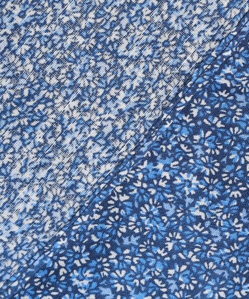 JOSEPH ABBOUD / ジョセフ アブード シャツ・ブラウス | 【清涼・リネンブレンド】コットンリネン ボイルフラワープリント 半袖シャツ | 詳細7