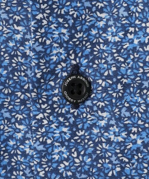 JOSEPH ABBOUD / ジョセフ アブード シャツ・ブラウス | 【清涼・リネンブレンド】コットンリネン ボイルフラワープリント 半袖シャツ | 詳細9