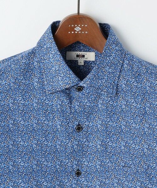 JOSEPH ABBOUD / ジョセフ アブード シャツ・ブラウス | 【清涼・リネンブレンド】コットンリネン ボイルフラワープリント 半袖シャツ | 詳細10
