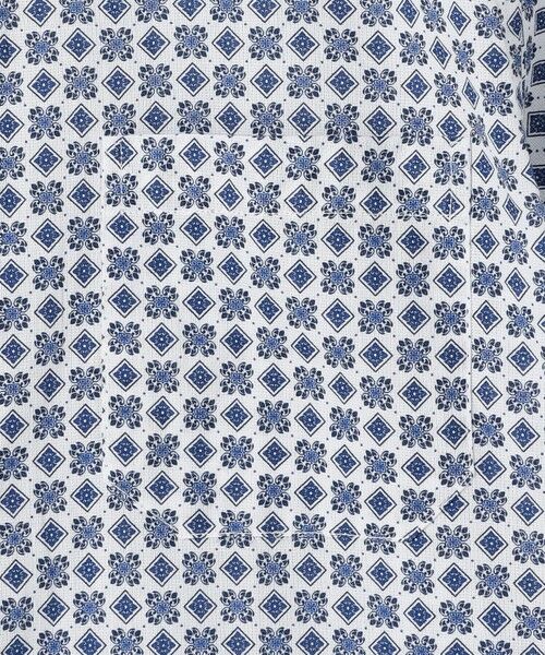 JOSEPH ABBOUD / ジョセフ アブード シャツ・ブラウス | 【綿100％・JAPANファブリック】パナマボイルプリント 半袖シャツ | 詳細4