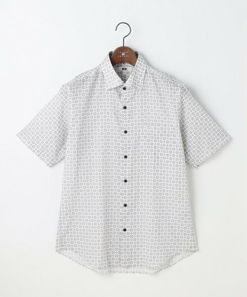 JOSEPH ABBOUD / ジョセフ アブード シャツ・ブラウス | 【綿100％・JAPANファブリック】パナマボイルプリント 半袖シャツ | 詳細15