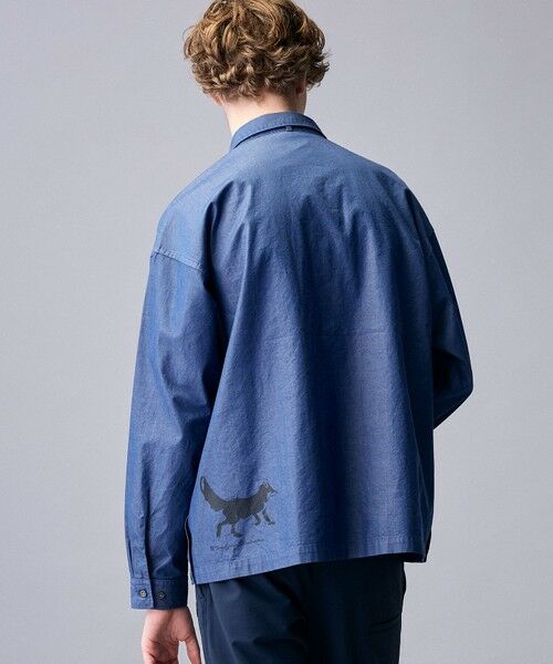 JOSEPH ABBOUD / ジョセフ アブード シャツ・ブラウス | 【テーム ヤルヴィモチーフ/サスティナブル】　ビオグレース シャツ（ネイビー系）