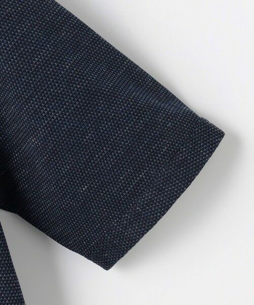 JOSEPH ABBOUD / ジョセフ アブード カットソー | 【キングサイズ・フランス産リネン×尾州の技術・清涼感】ノルマンディリネントップジャージー Vネック Tシャツ | 詳細7