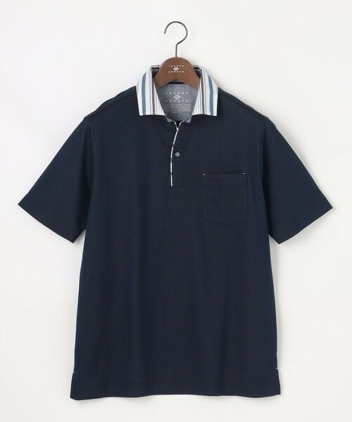 JOSEPH ABBOUD / ジョセフ アブード ポロシャツ | 【愛されて21年！オーガニックコットン使用】ダディ ポロシャツ（ネイビー系）