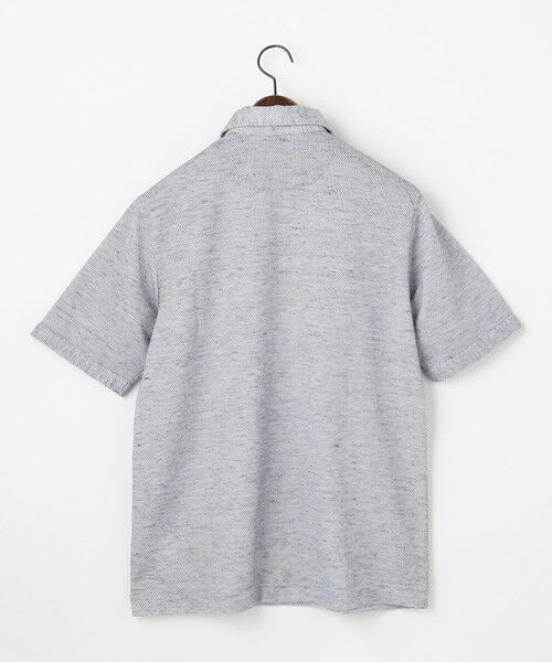 JOSEPH ABBOUD / ジョセフ アブード ポロシャツ | 【フランス産リネン×日本の技術・清涼感】ノルマンディリネントップジャージ ジップ ポロシャツ | 詳細7