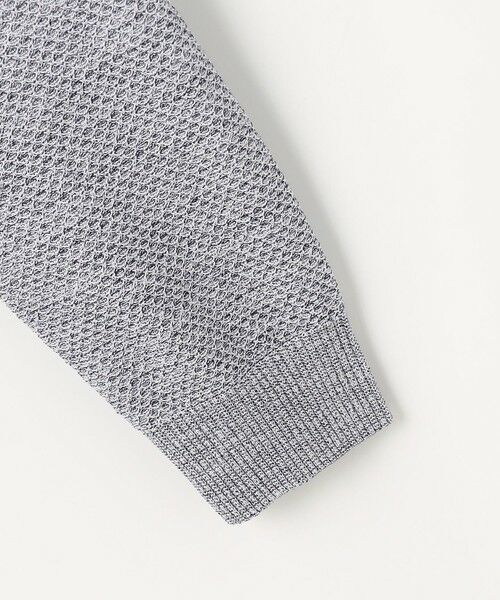 JOSEPH ABBOUD / ジョセフ アブード カーディガン・ボレロ | 【キングサイズ・イタリア糸×エコ素材・通気性・軽量】スラブギマ×和紙 ニット ブルゾン | 詳細8