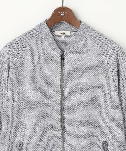 JOSEPH ABBOUD / ジョセフ アブード カーディガン・ボレロ | 【イタリア糸×エコ素材・通気性・軽量】スラブギマ×和紙 ニット ブルゾン | 詳細7