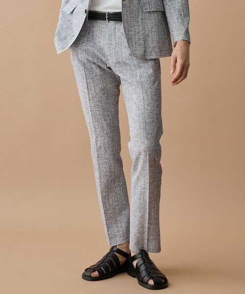 JOSEPH ABBOUD / ジョセフ アブード その他パンツ | 【キングサイズ・ウエストも伸びる！/驚きの多機能性】ライトウェーブライトパンツ（ライトグレー系）