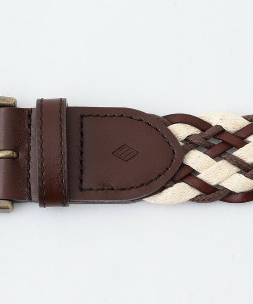 JOSEPH ABBOUD / ジョセフ アブード ベルト・サスペンダー | 【イタリア素材/日本製】レザーミックスブレイド ベルト | 詳細5