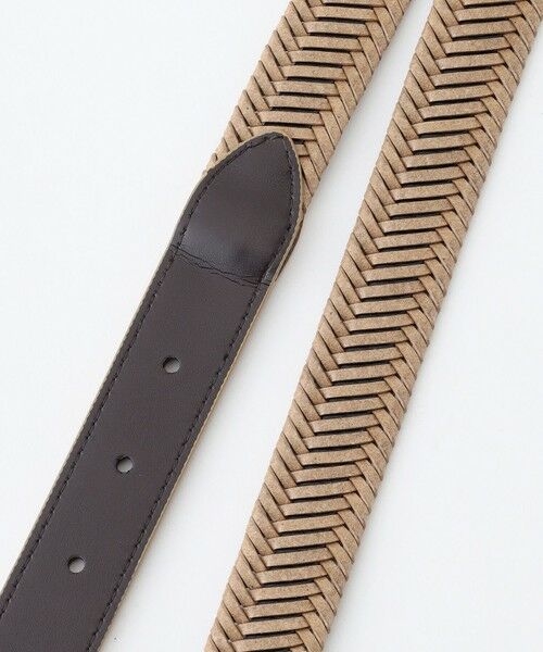 JOSEPH ABBOUD / ジョセフ アブード ベルト・サスペンダー | 【イタリア素材/日本製】バックスパインカットレザー ベルト | 詳細8