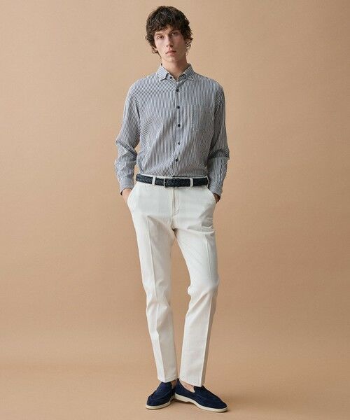 JOSEPH ABBOUD / ジョセフ アブード ベルト・サスペンダー | 【イタリア素材/日本製】ヴィンテージライクブレイドレザー ベルト | 詳細2