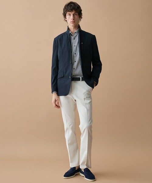 JOSEPH ABBOUD / ジョセフ アブード ベルト・サスペンダー | 【イタリア素材/日本製】ヴィンテージライクブレイドレザー ベルト | 詳細3