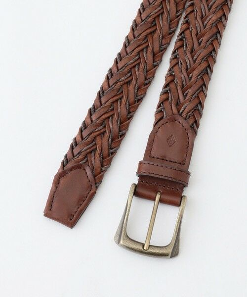 JOSEPH ABBOUD / ジョセフ アブード ベルト・サスペンダー | 【イタリア素材/日本製】ヴィンテージライクブレイドレザー ベルト | 詳細5