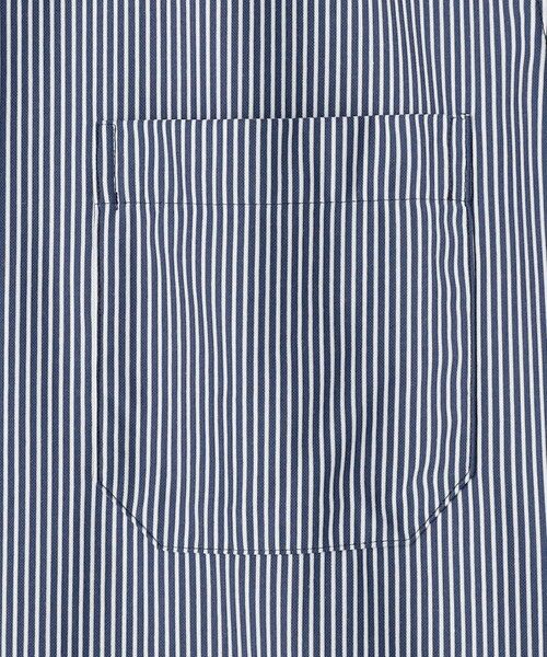 JOSEPH ABBOUD / ジョセフ アブード シャツ・ブラウス | 【キングサイズ・ジャージー素材・ストレッチ・イージーケア】コンパクトジャージーストライプシャツ | 詳細6