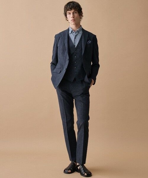 JOSEPH ABBOUD / ジョセフ アブード シャツ・ブラウス | 【キングサイズ・ジャージー素材・ストレッチ・イージーケア】コンパクトジャージーストライプシャツ | 詳細11