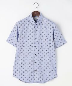 JOSEPH ABBOUD / ジョセフ アブード シャツ・ブラウス | 【キングサイズ・ジャージー素材・ストレッチ・イージーケア】コンパクトジャージープリント シャツ