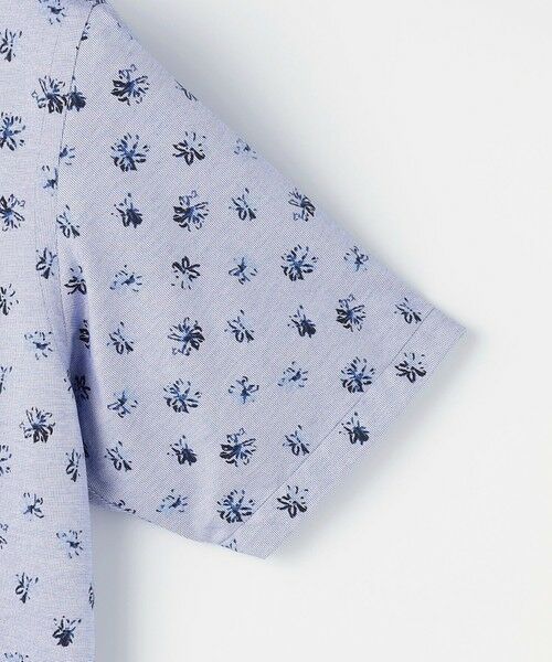 JOSEPH ABBOUD / ジョセフ アブード シャツ・ブラウス | 【キングサイズ・ジャージー素材・ストレッチ・イージーケア】コンパクトジャージープリント シャツ | 詳細10