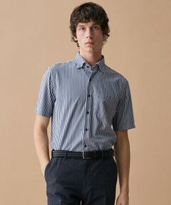 JOSEPH ABBOUD / ジョセフ アブード シャツ・ブラウス | 【ジャージー素材・ストレッチ・イージーケア】コンパクトジャージーストライプシャツ