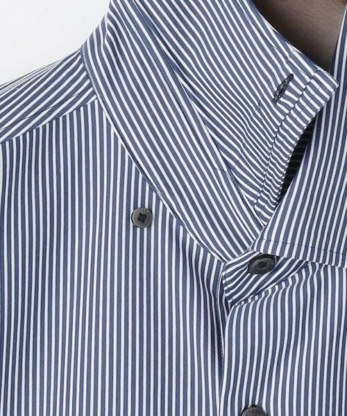 JOSEPH ABBOUD / ジョセフ アブード シャツ・ブラウス | 【ジャージー素材・ストレッチ・イージーケア】コンパクトジャージーストライプシャツ | 詳細7