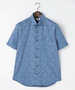 JOSEPH ABBOUD / ジョセフ アブード シャツ・ブラウス | 【ジャージー素材・ストレッチ・イージーケア】コンパクトジャージープリント シャツ