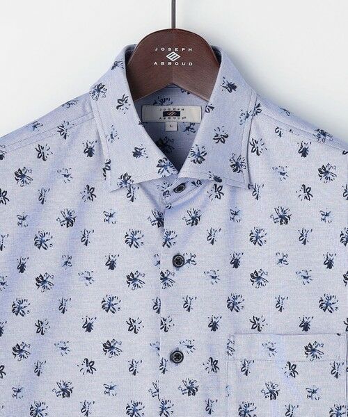 JOSEPH ABBOUD / ジョセフ アブード シャツ・ブラウス | 【ジャージー素材・ストレッチ・イージーケア】コンパクトジャージープリント シャツ | 詳細7