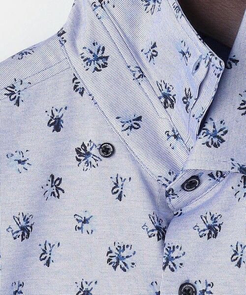 JOSEPH ABBOUD / ジョセフ アブード シャツ・ブラウス | 【ジャージー素材・ストレッチ・イージーケア】コンパクトジャージープリント シャツ | 詳細8