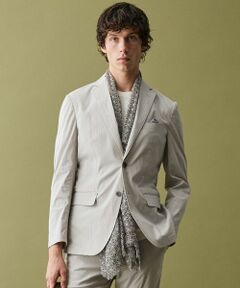 JOSEPH ABBOUD / ジョセフ アブード テーラードジャケット | 【キングサイズ・ストレッチ/軽量/Eco撥水/オーガニックコットン使用】マイクロピケストレッチジャケット