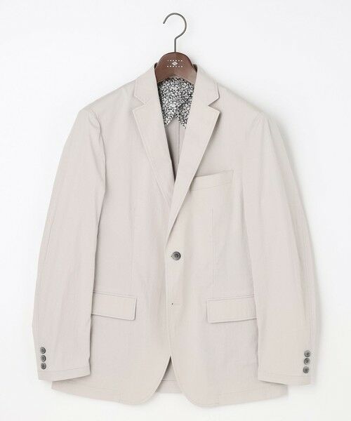 JOSEPH ABBOUD / ジョセフ アブード テーラードジャケット | 【キングサイズ・ストレッチ/軽量/Eco撥水/オーガニックコットン使用】マイクロピケストレッチジャケット | 詳細7