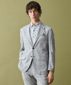 JOSEPH ABBOUD / ジョセフ アブード テーラードジャケット | 【キングサイズ・通気性/清涼/軽量/ストレッチ】クールピケストレッチジャケット