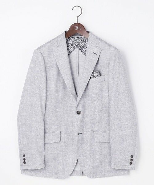 JOSEPH ABBOUD / ジョセフ アブード テーラードジャケット | 【キングサイズ・通気性/清涼/軽量/ストレッチ】クールピケストレッチジャケット | 詳細4