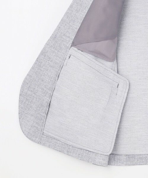 JOSEPH ABBOUD / ジョセフ アブード テーラードジャケット | 【キングサイズ・通気性/清涼/軽量/ストレッチ】クールピケストレッチジャケット | 詳細5