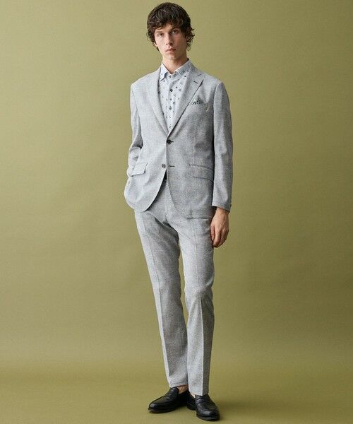 JOSEPH ABBOUD / ジョセフ アブード テーラードジャケット | 【キングサイズ・通気性/清涼/軽量/ストレッチ】クールピケストレッチジャケット | 詳細2