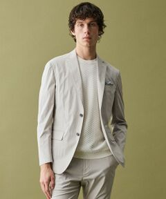 JOSEPH ABBOUD / ジョセフ アブード テーラードジャケット | 【ストレッチ/軽量/Eco撥水/オーガニックコットン使用】マイクロピケストレッチジャケット