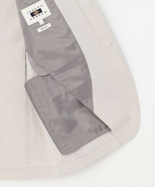 JOSEPH ABBOUD / ジョセフ アブード テーラードジャケット | 【ストレッチ/軽量/Eco撥水/オーガニックコットン使用】マイクロピケストレッチジャケット | 詳細9